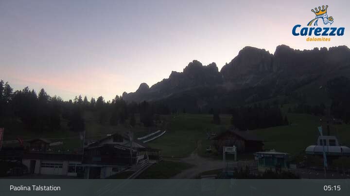 Archiv Foto Webcam Carezza - Tal