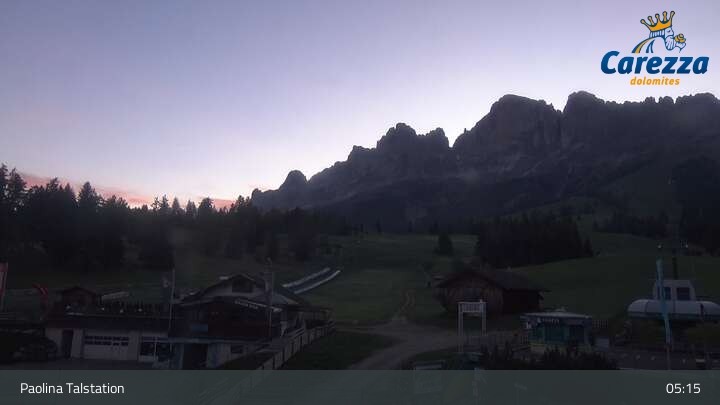 Archiv Foto Webcam Carezza - Tal