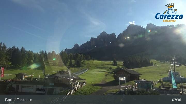 Archiv Foto Webcam Carezza - Tal