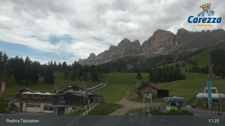 Archiv Foto Webcam Carezza - Tal
