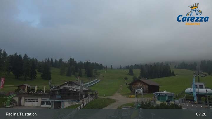 Archiv Foto Webcam Carezza - Tal
