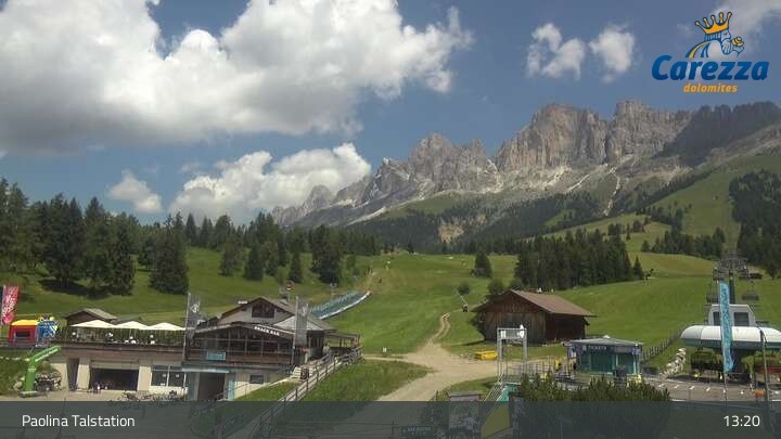 Archiv Foto Webcam Carezza - Tal
