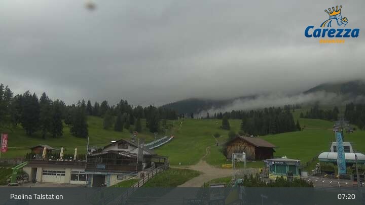 Archived image Webcam Carezza - Valley