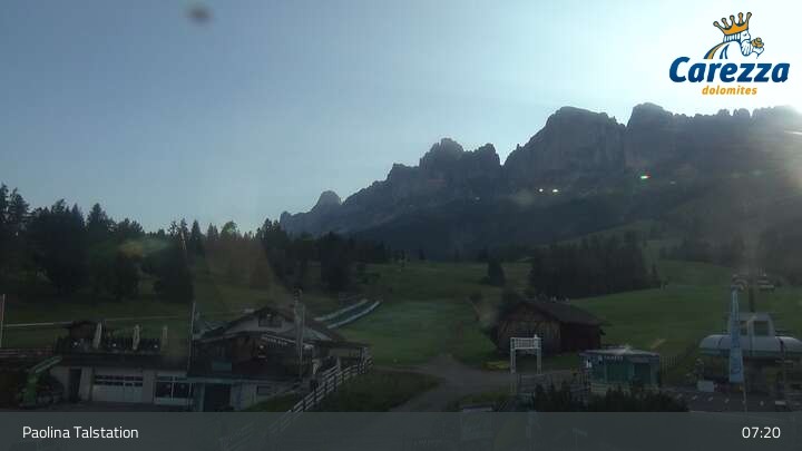 Archiv Foto Webcam Carezza - Tal