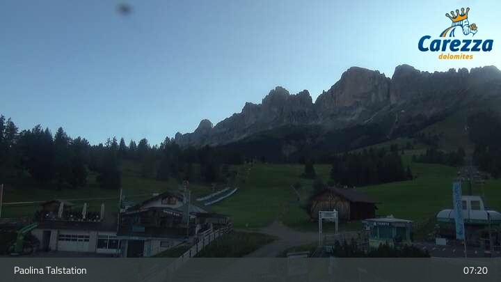 Archiv Foto Webcam Carezza - Tal