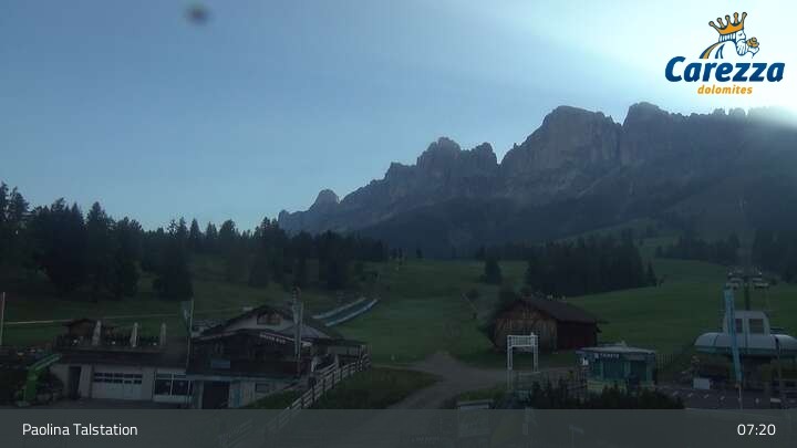 Archiv Foto Webcam Carezza - Tal