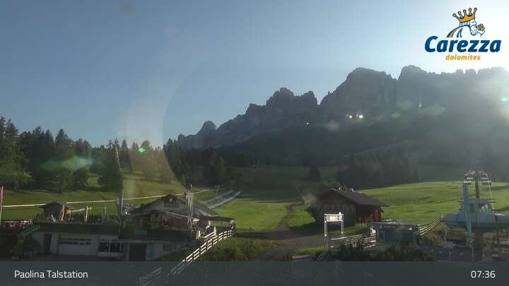 Archiv Foto Webcam Carezza - Tal