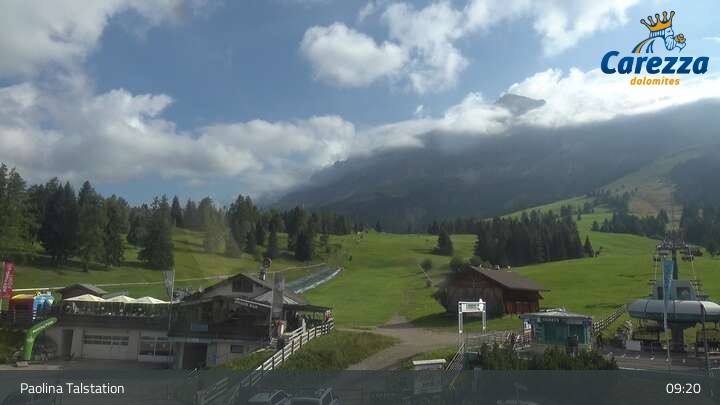 Archiv Foto Webcam Carezza - Tal