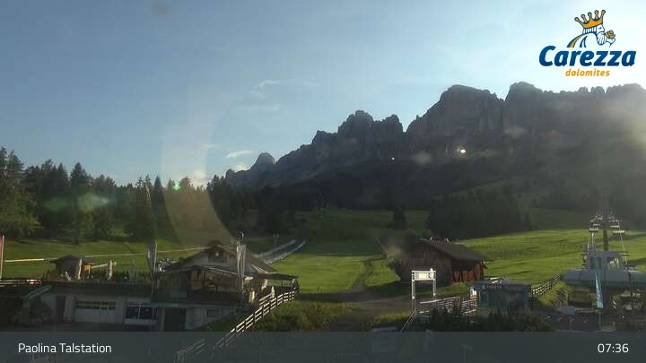 Archiv Foto Webcam Carezza - Tal