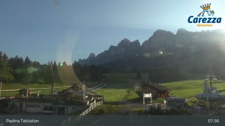 Archiv Foto Webcam Carezza - Tal
