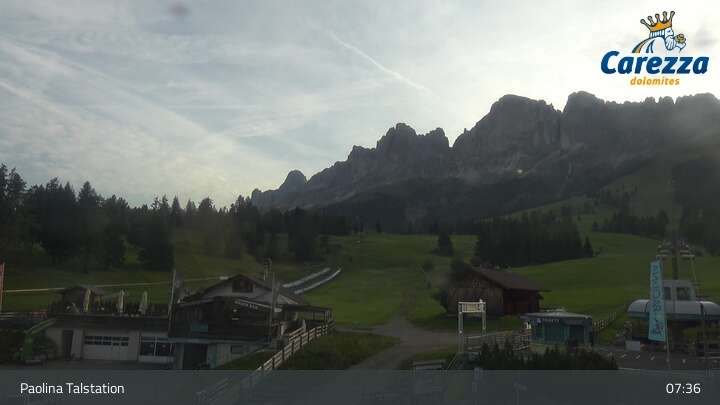 Archiv Foto Webcam Carezza - Tal