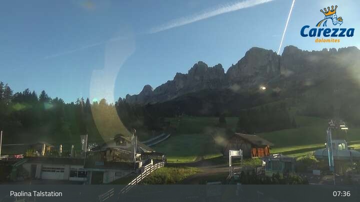 Archiv Foto Webcam Carezza - Tal