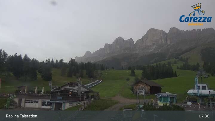 Archiv Foto Webcam Carezza - Tal