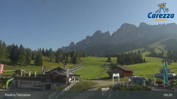 Archiv Foto Webcam Carezza - Tal