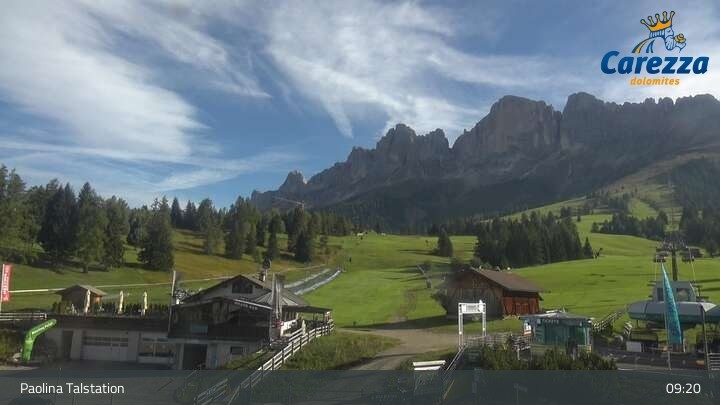 Archiv Foto Webcam Carezza - Tal