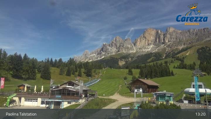 Archiv Foto Webcam Carezza - Tal
