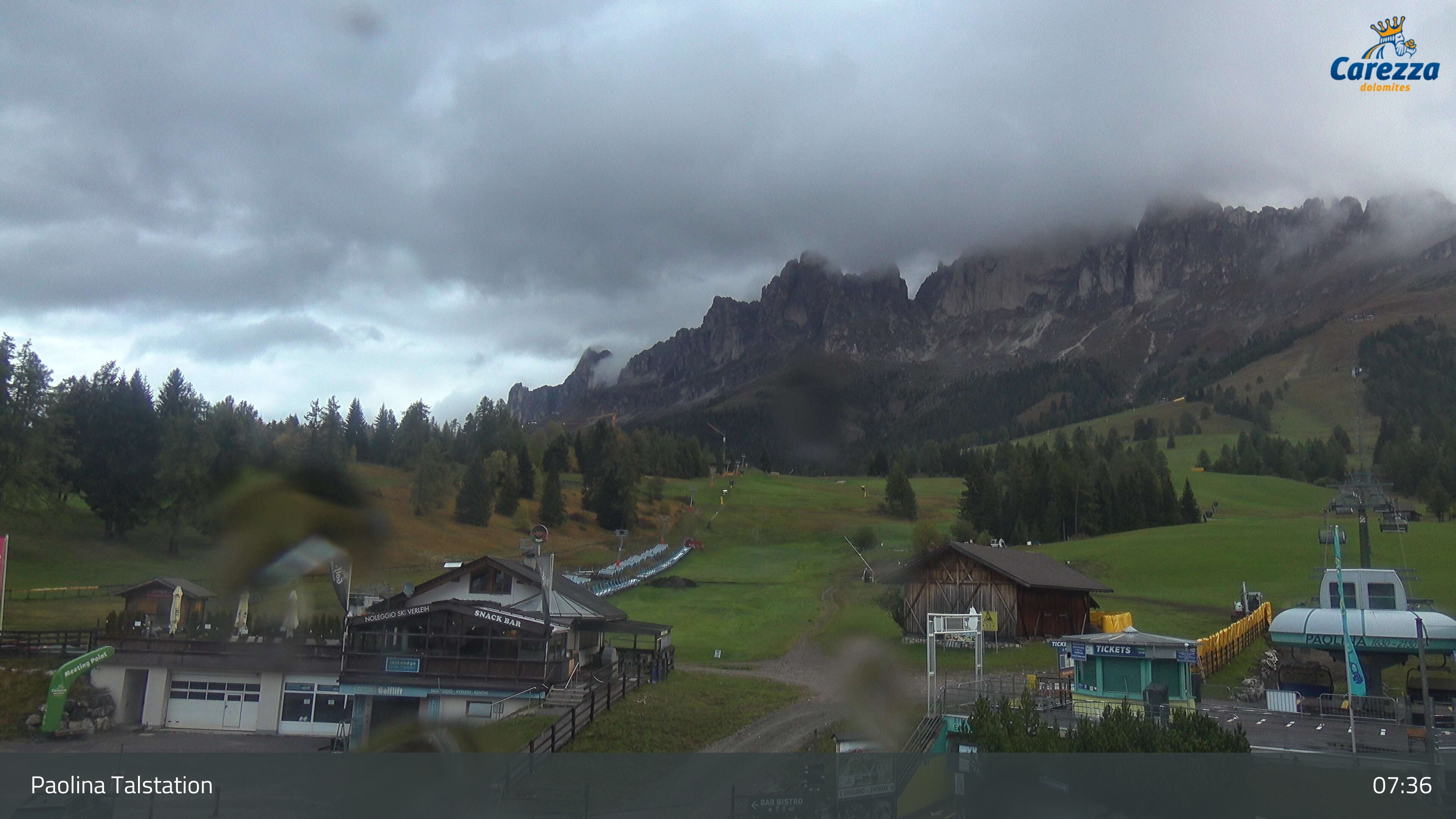 Archiv Foto Webcam Carezza - Tal