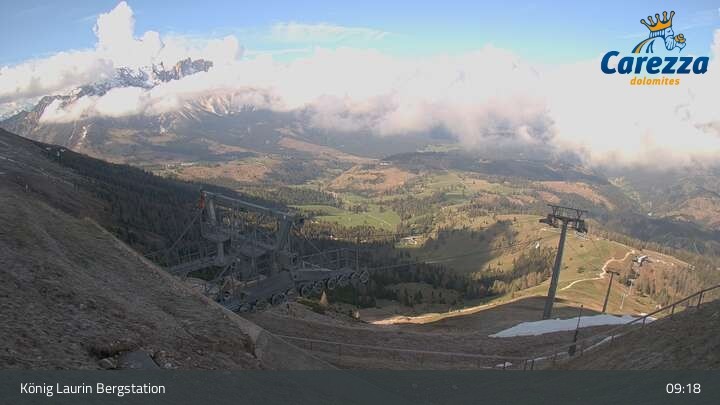 Archiv Foto Webcam Kölner Hütte - Carezza