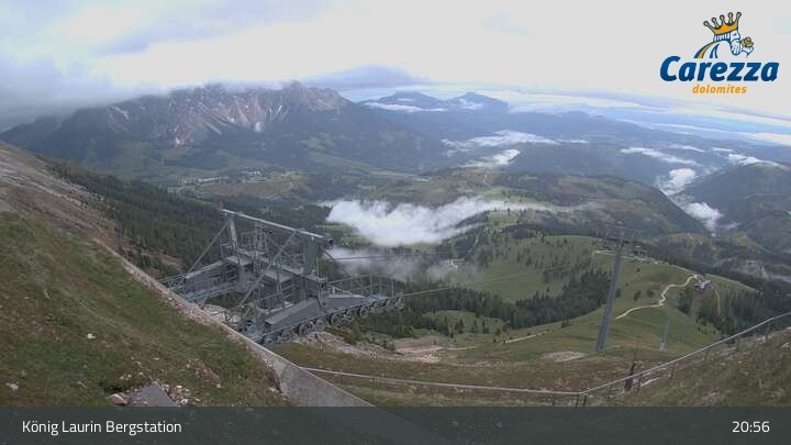 Archived image Webcam Mountain hut "Kölner Hütte" - Carezza