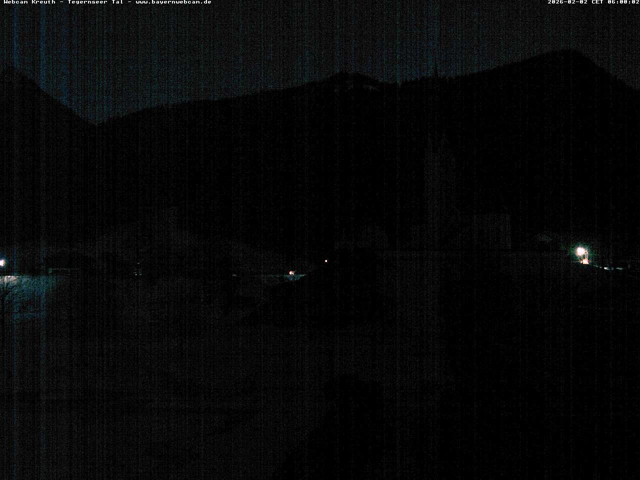 Archiv Foto Webcam Kreuth: Kirche und Freibad