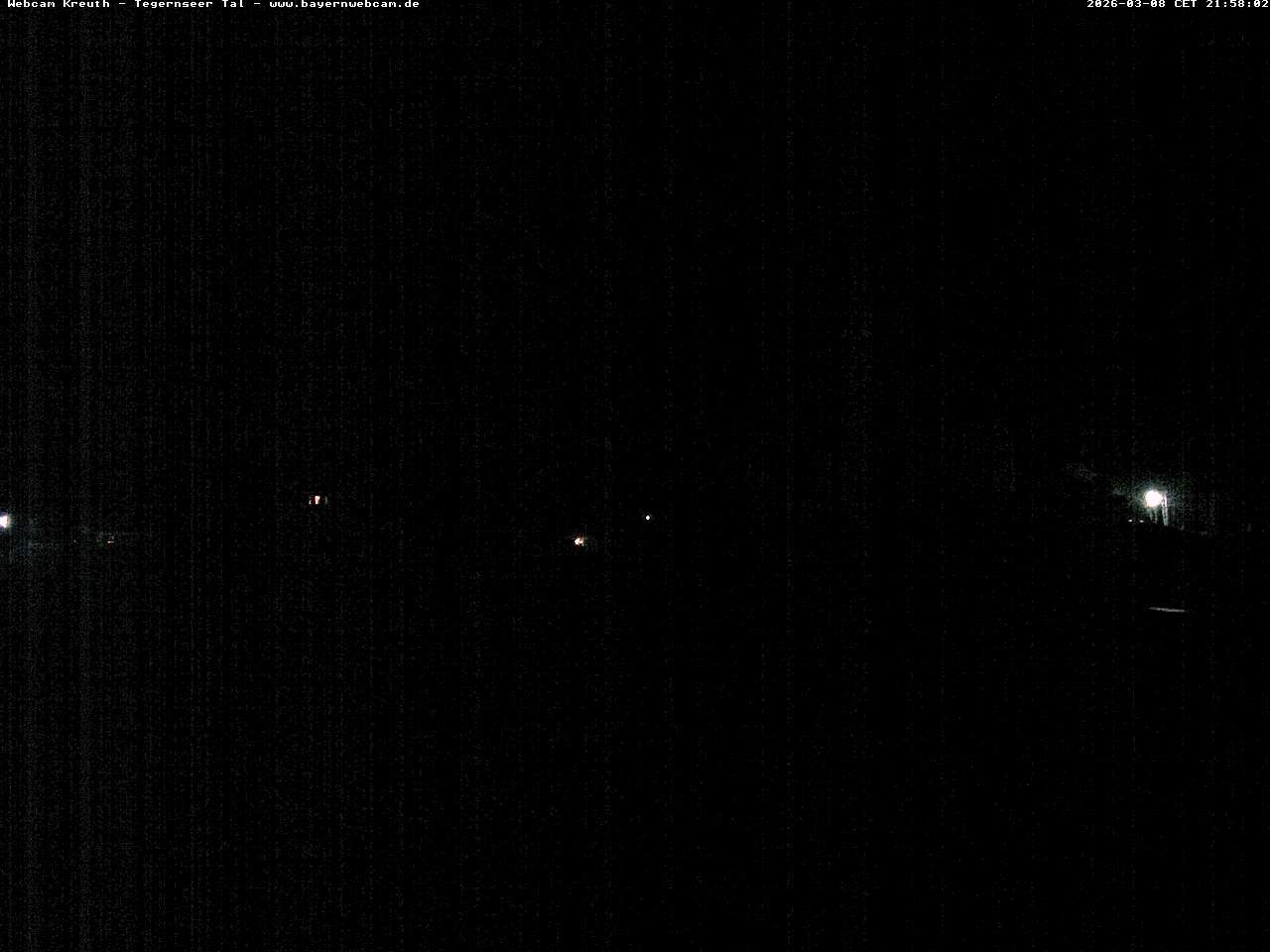 Archiv Foto Webcam Kreuth: Kirche und Freibad