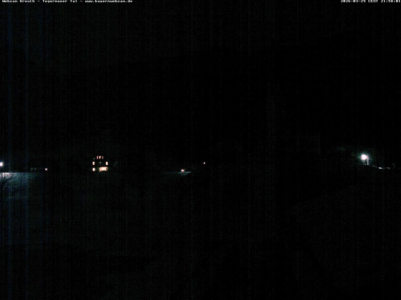 Archiv Foto Webcam Kreuth: Kirche und Freibad