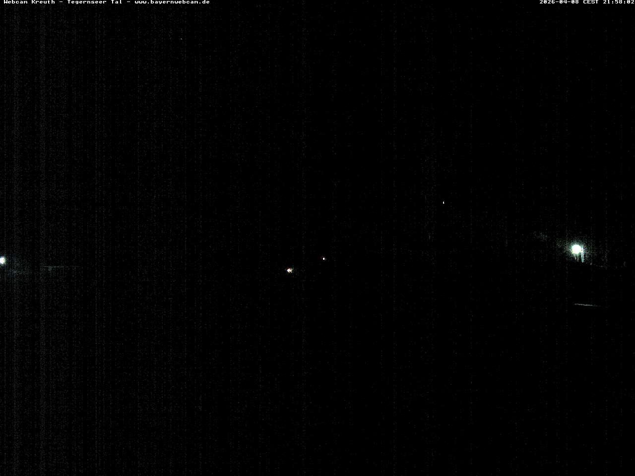 Archiv Foto Webcam Kreuth: Kirche und Freibad