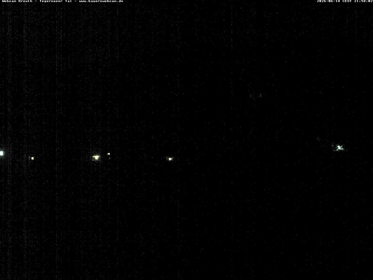 Archiv Foto Webcam Kreuth: Kirche und Freibad