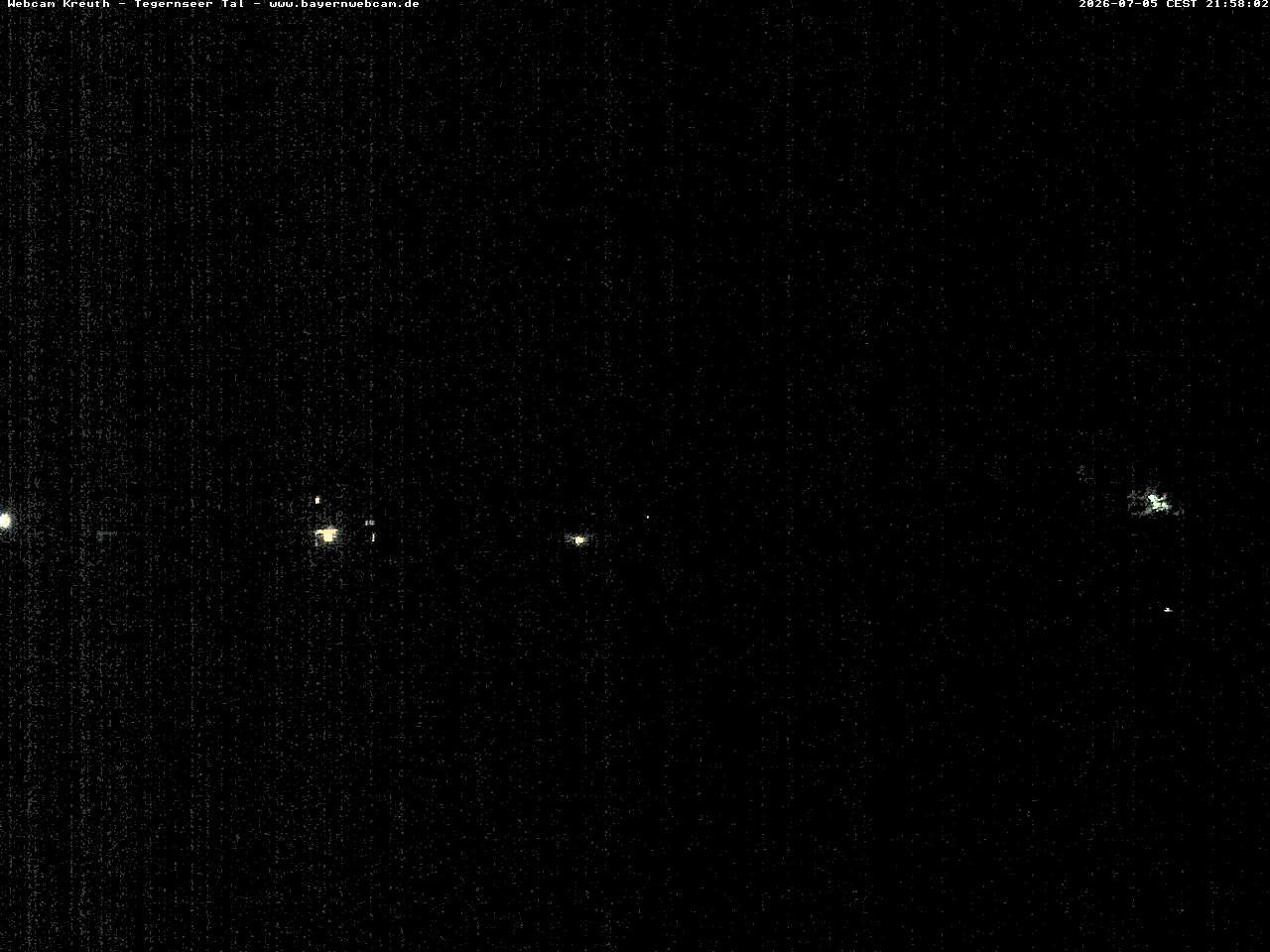 Archiv Foto Webcam Kreuth: Kirche und Freibad