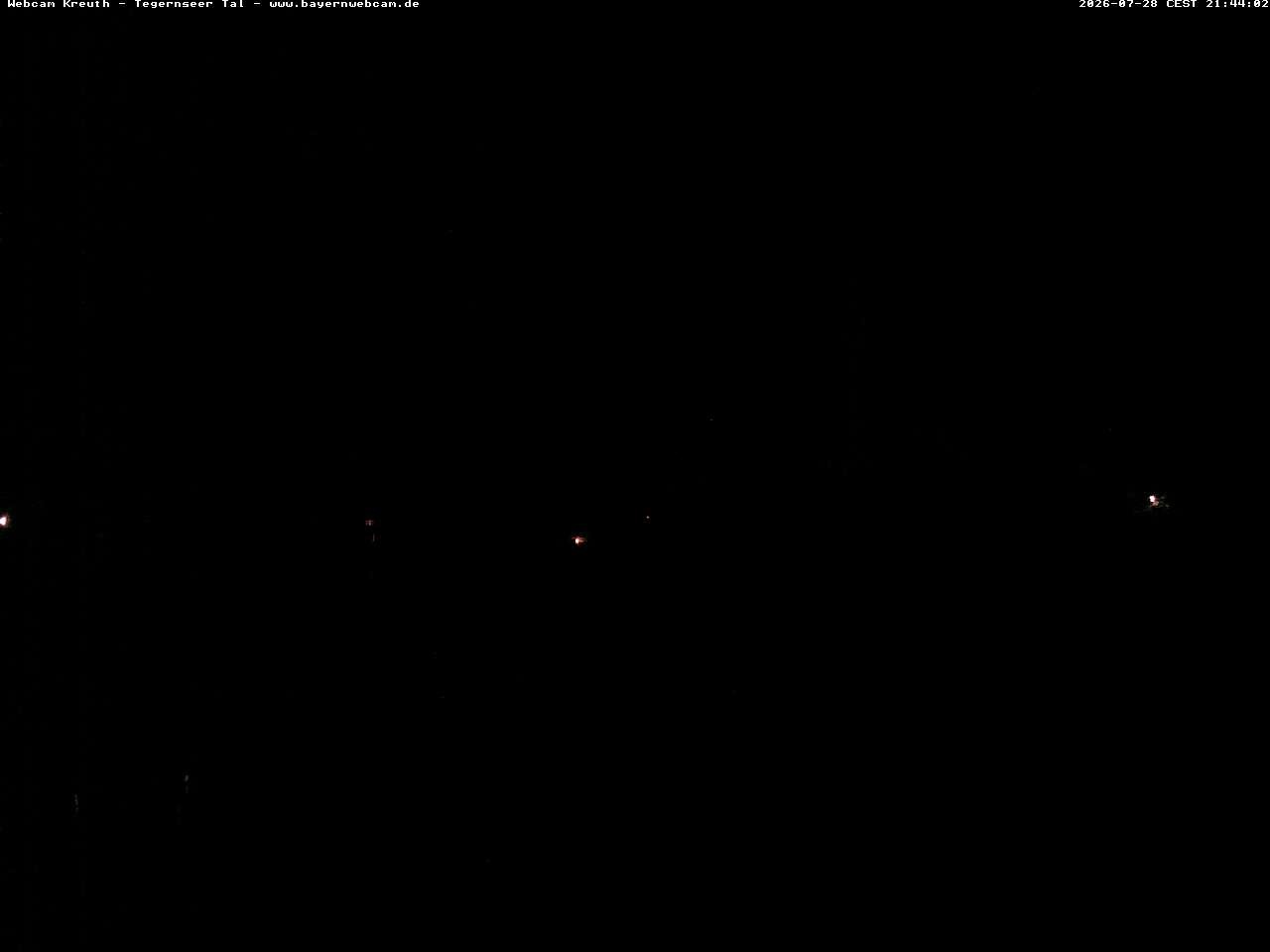 Archiv Foto Webcam Kreuth: Kirche und Freibad