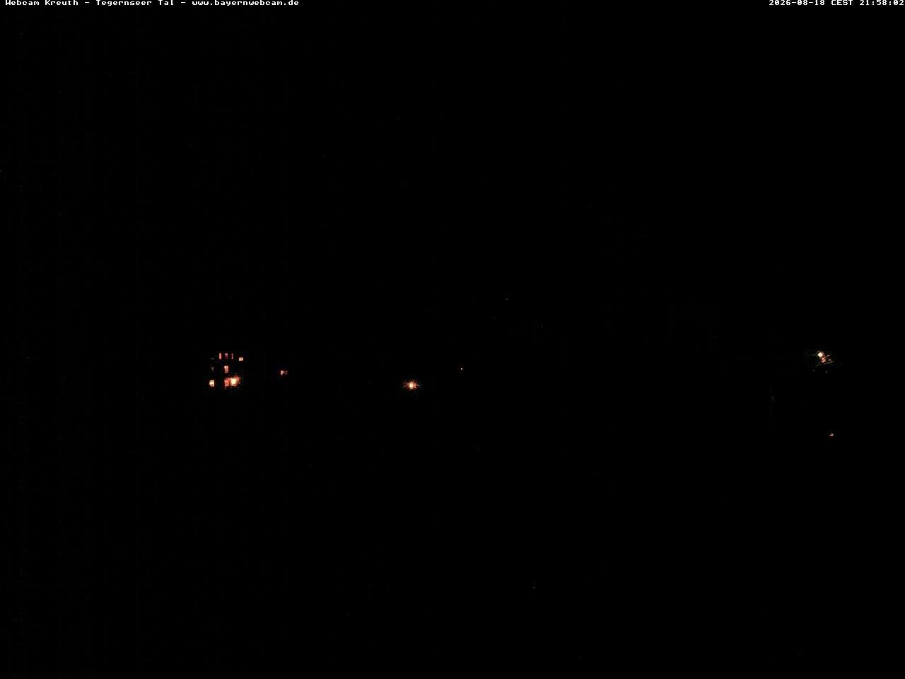 Archiv Foto Webcam Kreuth: Kirche und Freibad