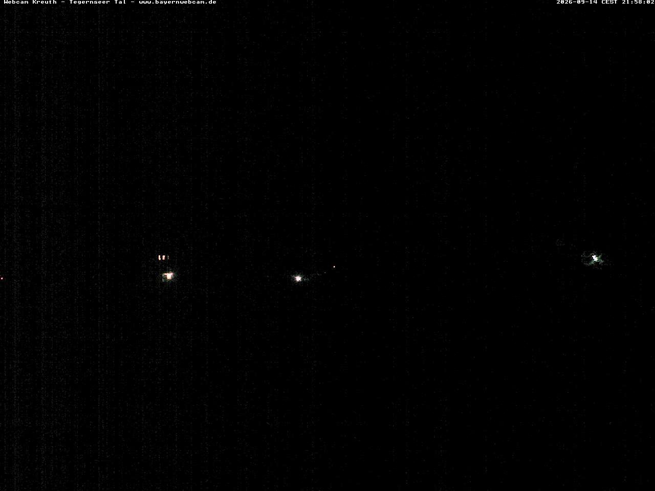 Archiv Foto Webcam Kreuth: Kirche und Freibad