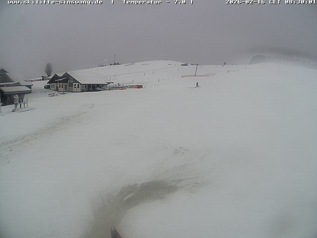 Archived image Webcam Skilifte Sinswang - view of the ski run