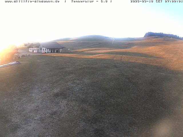 Archiv Foto Webcam Skilifte Sinswang - Blick auf die Skipiste