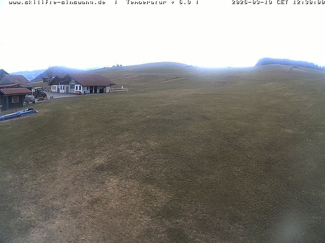 Archived image Webcam Skilifte Sinswang - view of the ski run