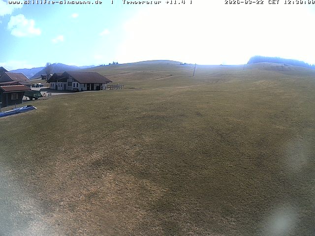 Archived image Webcam Skilifte Sinswang - view of the ski run