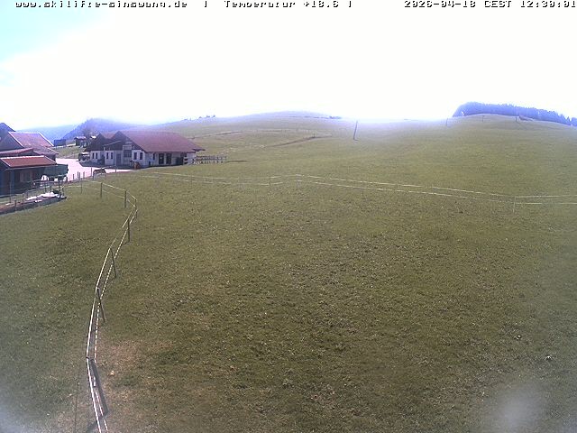 Archived image Webcam Skilifte Sinswang - view of the ski run