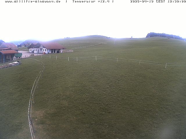 Archiv Foto Webcam Skilifte Sinswang - Blick auf die Skipiste