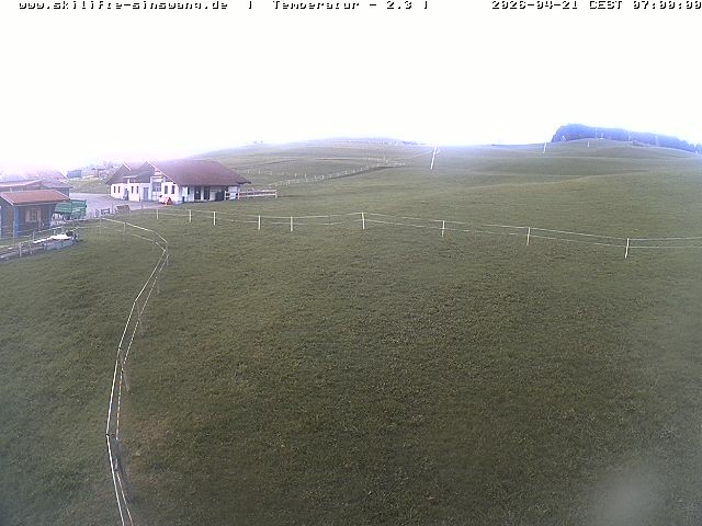 Archiv Foto Webcam Skilifte Sinswang - Blick auf die Skipiste