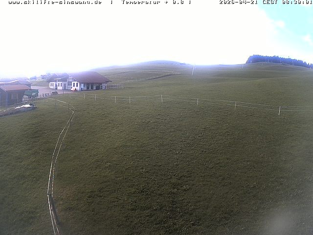 Archiv Foto Webcam Skilifte Sinswang - Blick auf die Skipiste