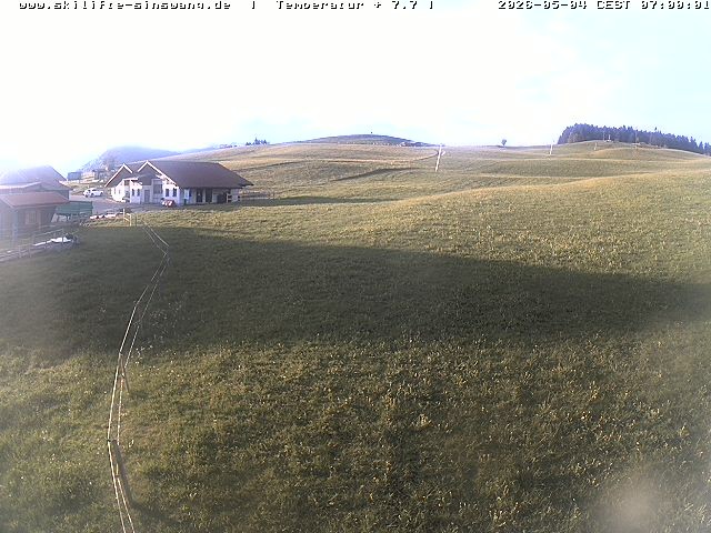 Archiv Foto Webcam Skilifte Sinswang - Blick auf die Skipiste