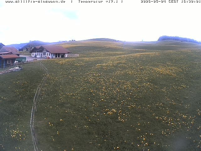 Archiv Foto Webcam Skilifte Sinswang - Blick auf die Skipiste