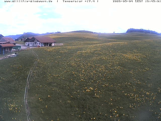 Archiv Foto Webcam Skilifte Sinswang - Blick auf die Skipiste