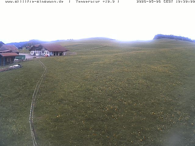 Archived image Webcam Skilifte Sinswang - view of the ski run