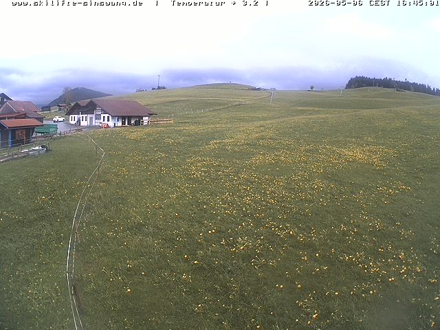 Archived image Webcam Skilifte Sinswang - view of the ski run