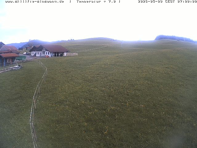 Archiv Foto Webcam Skilifte Sinswang - Blick auf die Skipiste
