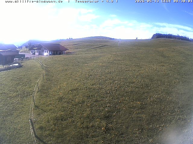 Archived image Webcam Skilifte Sinswang - view of the ski run