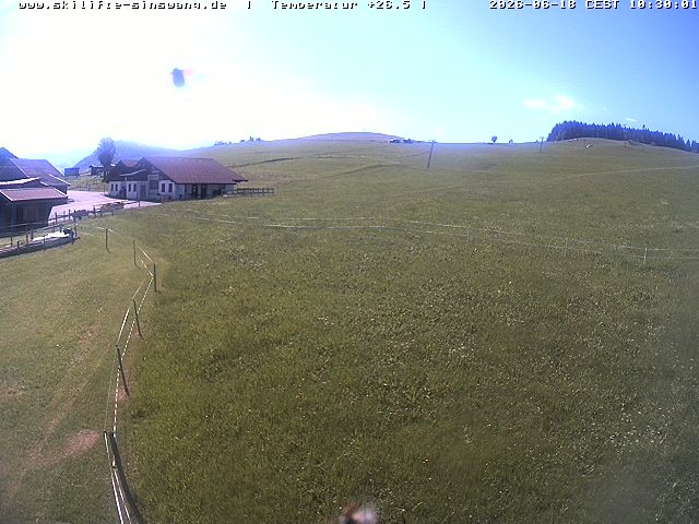 Archived image Webcam Skilifte Sinswang - view of the ski run