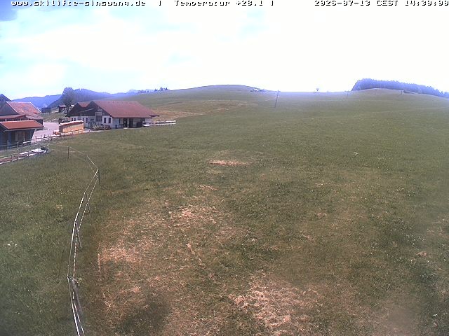 Archived image Webcam Skilifte Sinswang - view of the ski run