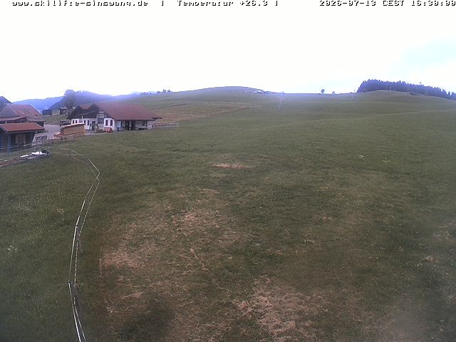 Archived image Webcam Skilifte Sinswang - view of the ski run